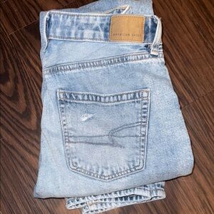 American Eagle Outfitters Light Blue High Rise Jeans